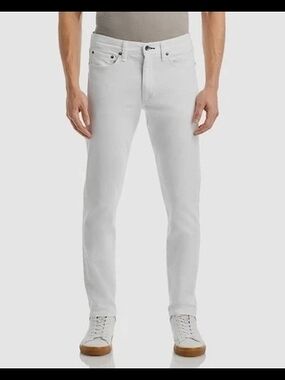 rag & bone Men's Skinny White Jeans
